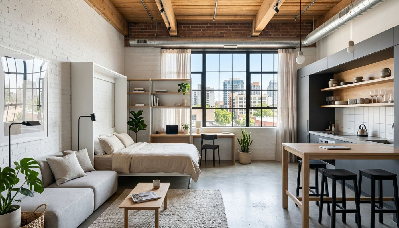 Comment maximiser l'espace dans un studio moderne ?